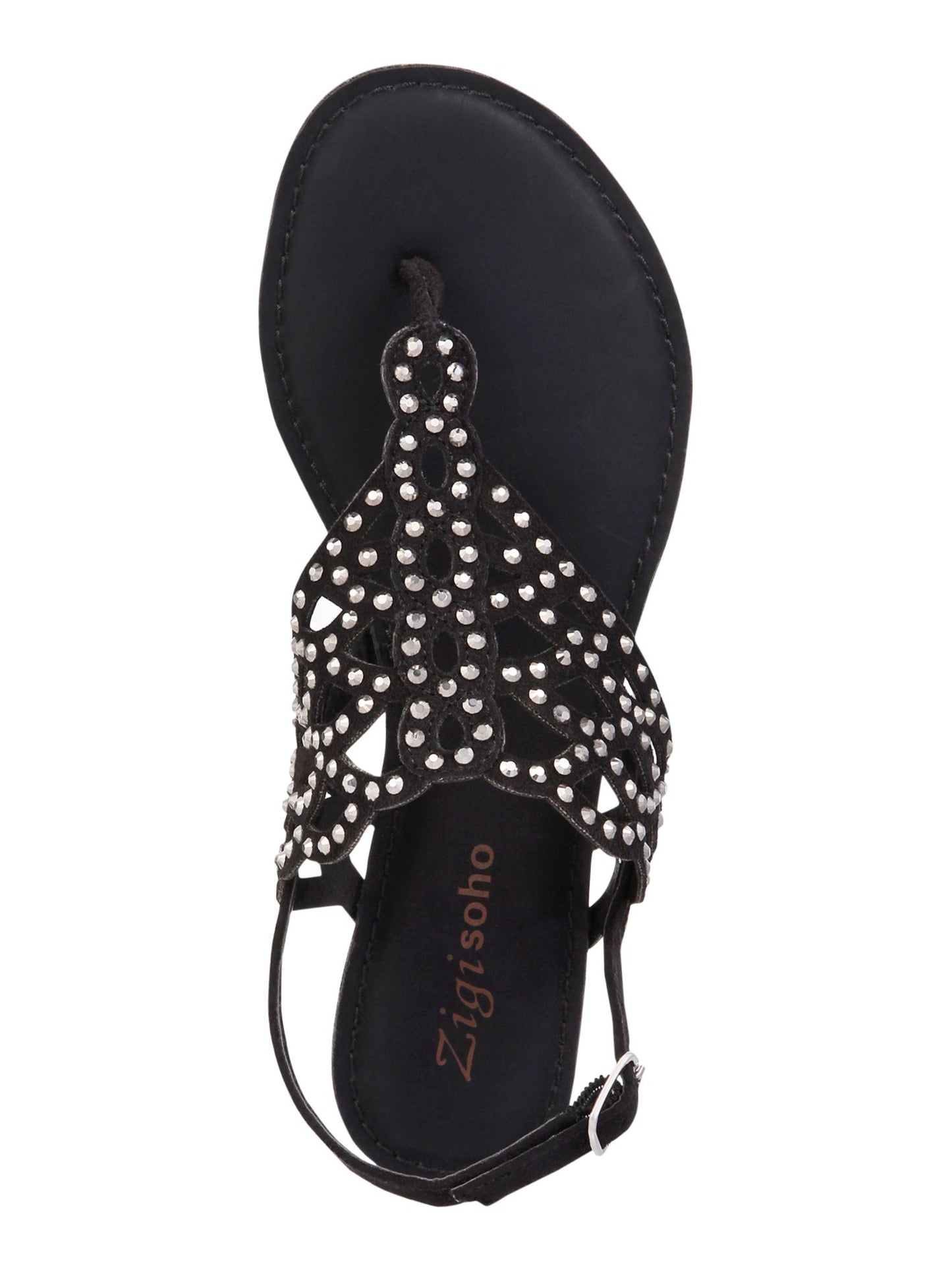 ZIGIny Women's Mariane Heeled Sandal, Blk Sudette A, 8.5 M
