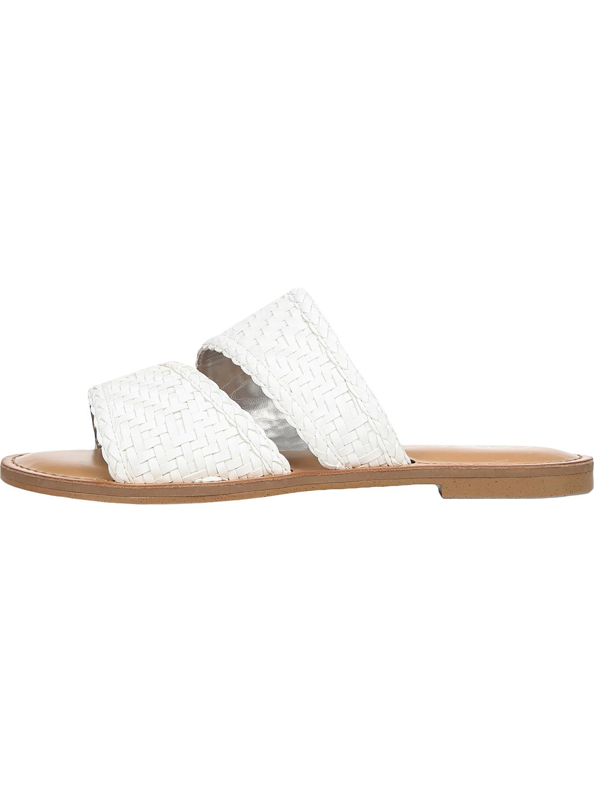 Carlos By Carlos Santana Women's Holly Microsuede Woven Flats White Size 7.5 M