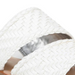Carlos By Carlos Santana Women's Holly Microsuede Woven Flats White Size 7.5 M