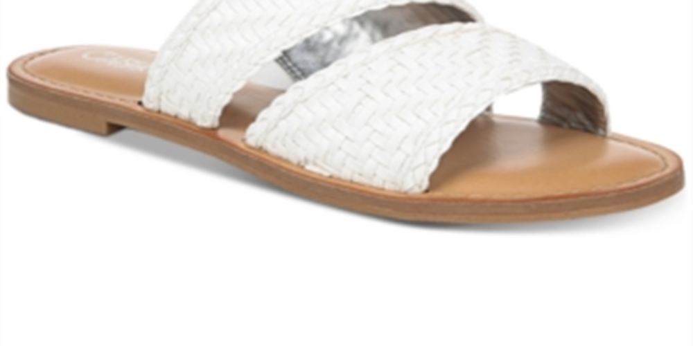 Carlos By Carlos Santana Women's Holly Microsuede Woven Flats White Size 7.5 M