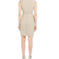 Calvin Klein Women's Moto Dress Brown Size 14