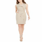 Calvin Klein Women's Moto Dress Brown Size 14