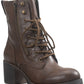 American Rag Women's Almond Toe Block Heel Booties Brown Size 7 M