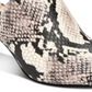 Alfani Women's Floriss Block Heel Shooties Snake White 8.5M