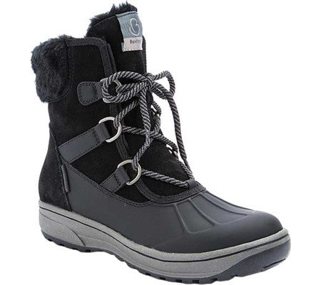 Baretraps Women's Danula Almond Toe Ankle Cold Weather Boots Black Size 6.5 M
