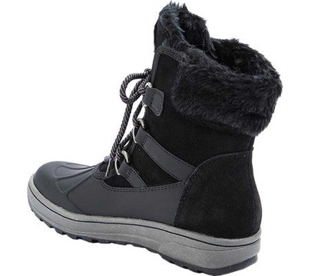 Baretraps Women's Danula Almond Toe Ankle Cold Weather Boots Black Size 6.5 M