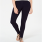 Style & Co Women's Seamed Ponte Knit Skinny Pants Blue Size Petite