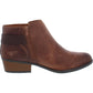Clarks Women's Addiy Kara Leather Block Heel Ankle Boots Tan Brown Size 6 M