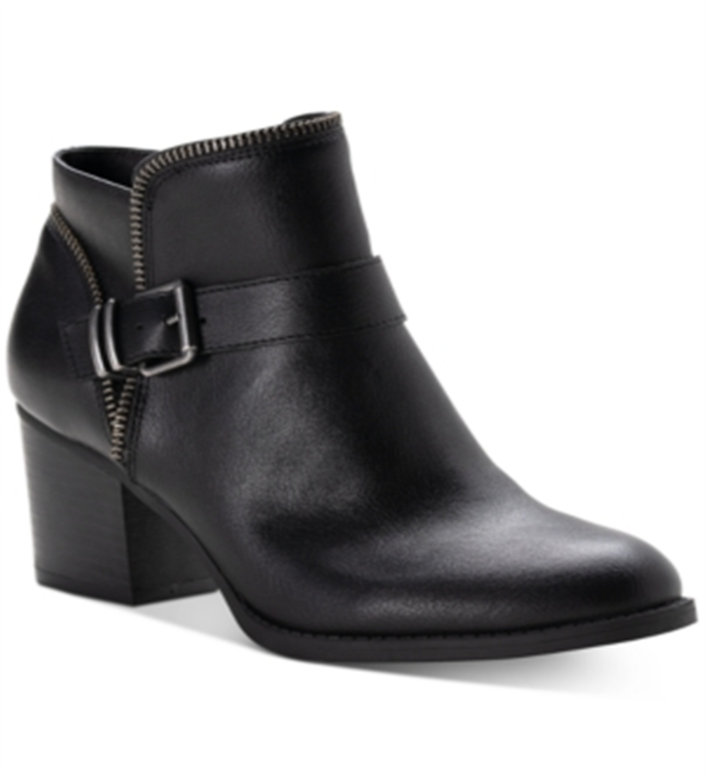 American Rag Women's Milly Almond Toe Ankle Fashion Boots Black Size 8.5 M