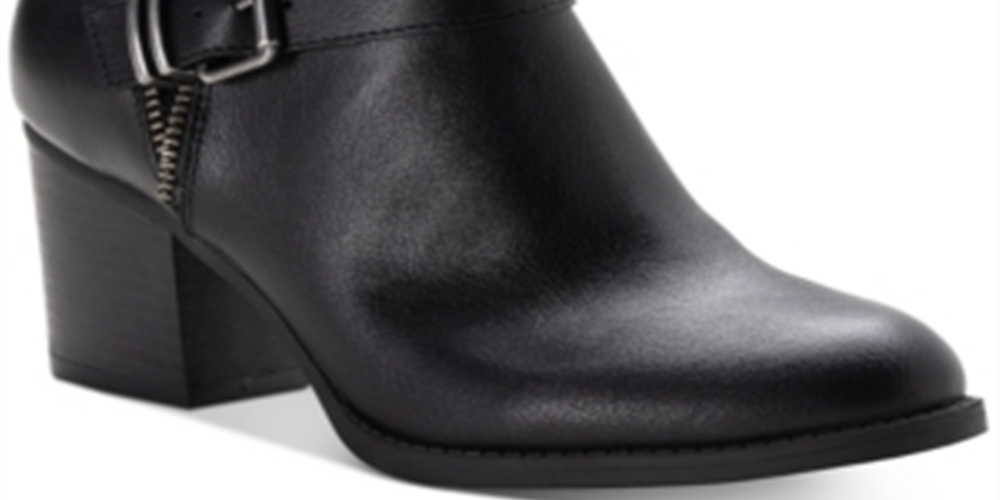 American Rag Women's Milly Almond Toe Ankle Fashion Boots Black Size 8.5 M