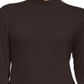 Style & Co Women's Mock Neck Top Black Size Small