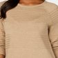 Karen Scott Women's Ribbed Cotton Pullover Sweater Brown Size X-Small