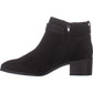 Giani Bernini Women's Putneyy Leather Heeled Ankle Boots Black Size 9.5M