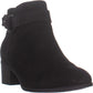 Giani Bernini Women's Putneyy Leather Heeled Ankle Boots Black Size 9.5M