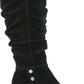 White Mountain Women's Averie Tall Boots Black Size 9M