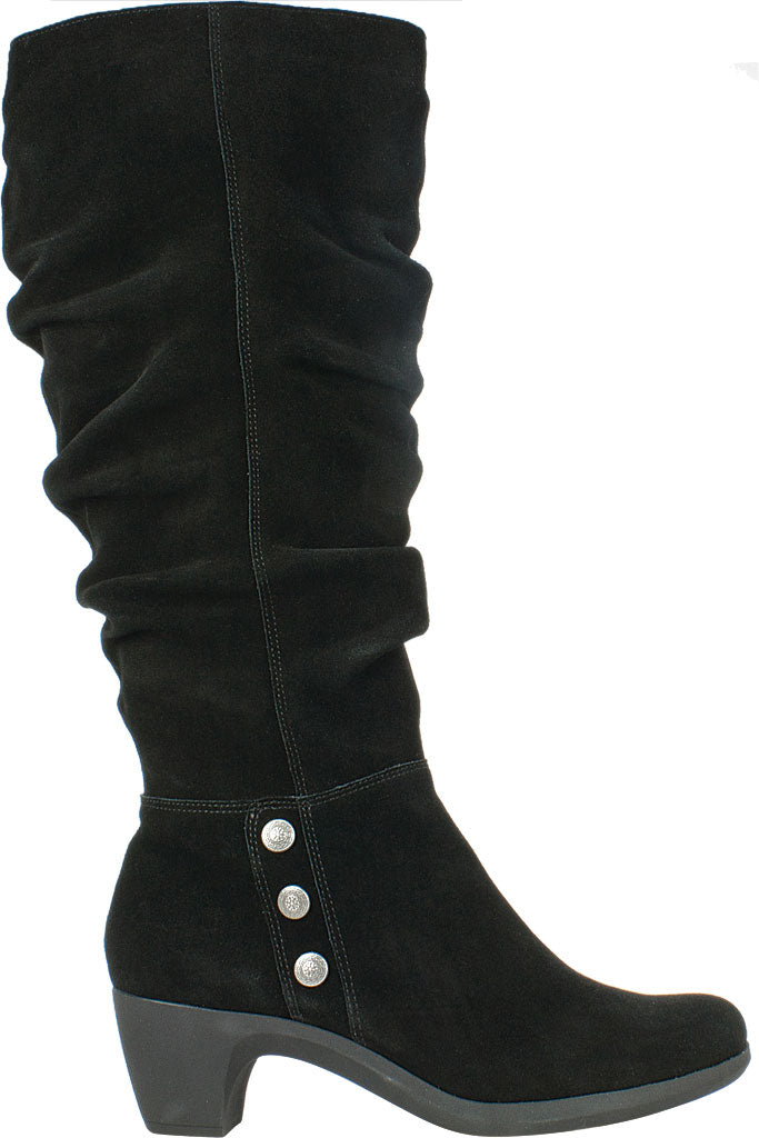 White Mountain Women's Averie Tall Boots Black Size 9M