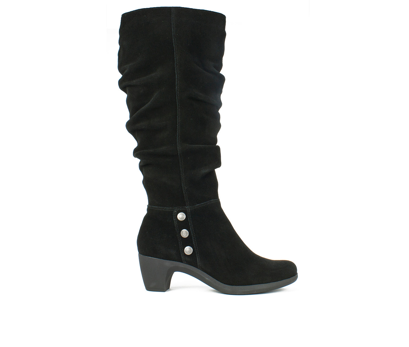 White Mountain Women's Averie Tall Boots Black Size 9M