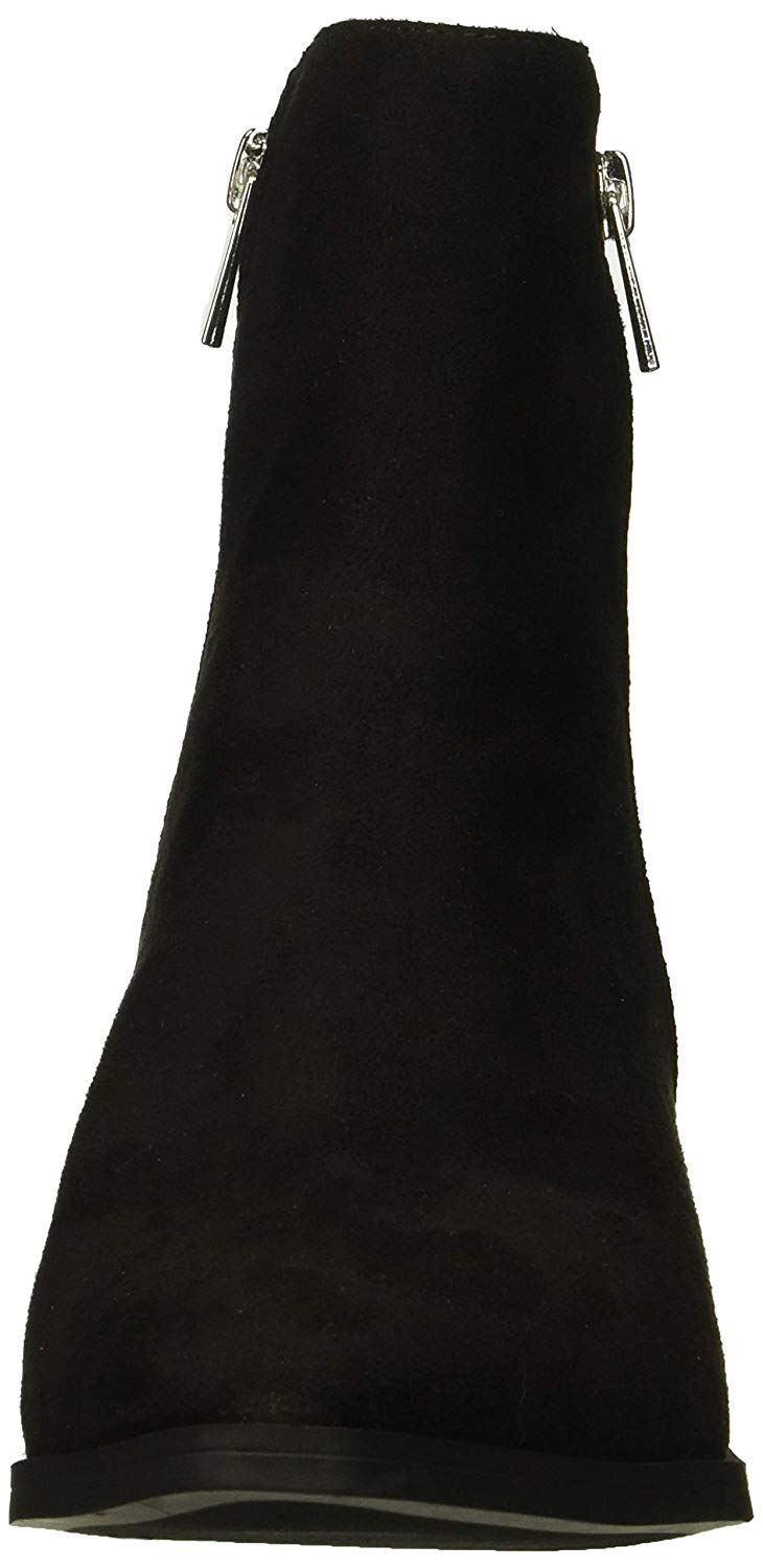 Madden Girl Women's Winwood Fabric Pointed Toe Ankle Chelsea Booties Black Size 9 M