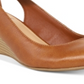 American Rag Womens Miley Leather Peep Toe Casual Platform Sandals Brown Size 7.5 M