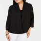 Charter Club Women's Surplice Top Black Size XX-Large