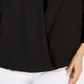 Charter Club Women's Surplice Top Black Size XX-Large