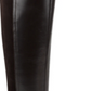 Marc Fisher Risa Block-Heel Leather Boots Black  Size 9.5 M