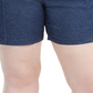 Style & Co Women's Plus Chambray Shorts Blue Size 16W