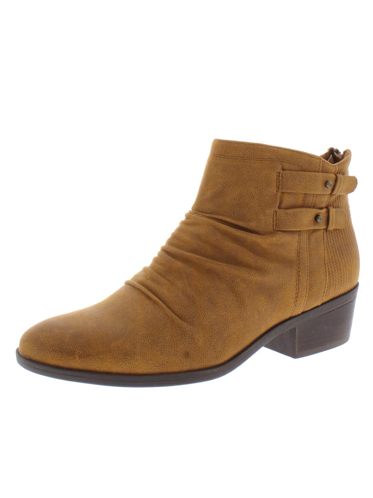 Baretraps Womens Georgina Slouchy Strappy Ankle Boots Brown 5 M