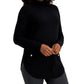JM Collection Women's Mock Neck Round Hem Sweater  Cream  Size X-Small