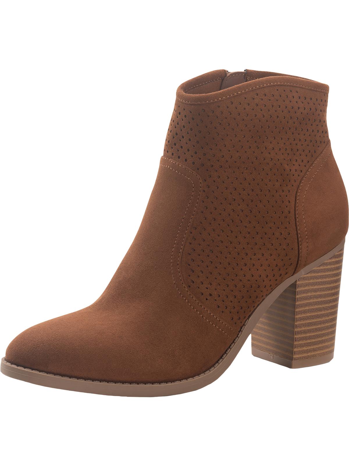 American Rag Adrien Booties - Cognac Micro Brown Size 9 M