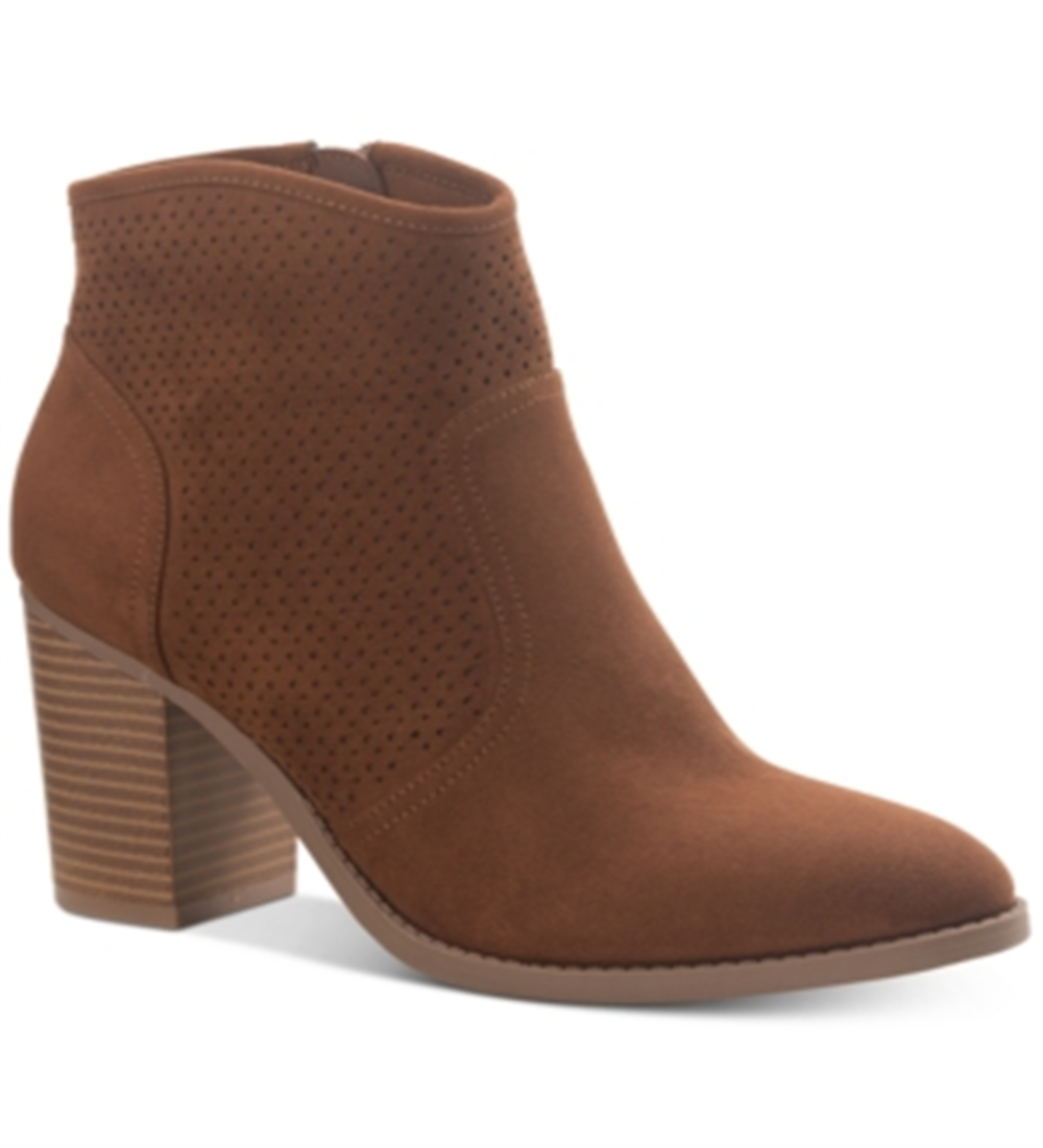 American Rag Adrien Booties - Cognac Micro Brown Size 9 M