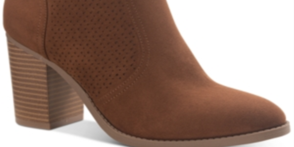American Rag Adrien Booties - Cognac Micro Brown Size 9 M