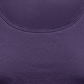 Karen Scott Women's Cotton Lace Hem Top Purple Size Medium