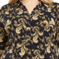Charter Club Women's Plus Paisley Polo Style Shirt Blue Size 2X