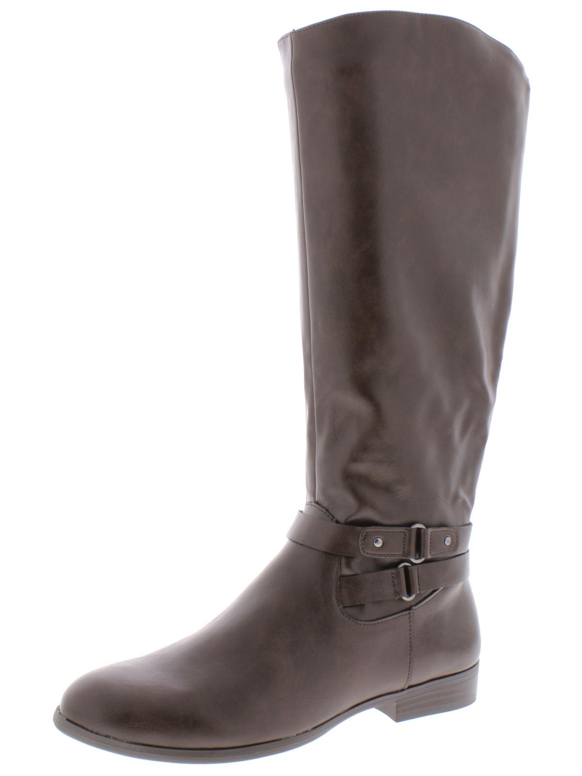 American Rag Women's Demitra Faux Leather Dress Ankle Boots Tan Brown Size 9.5M