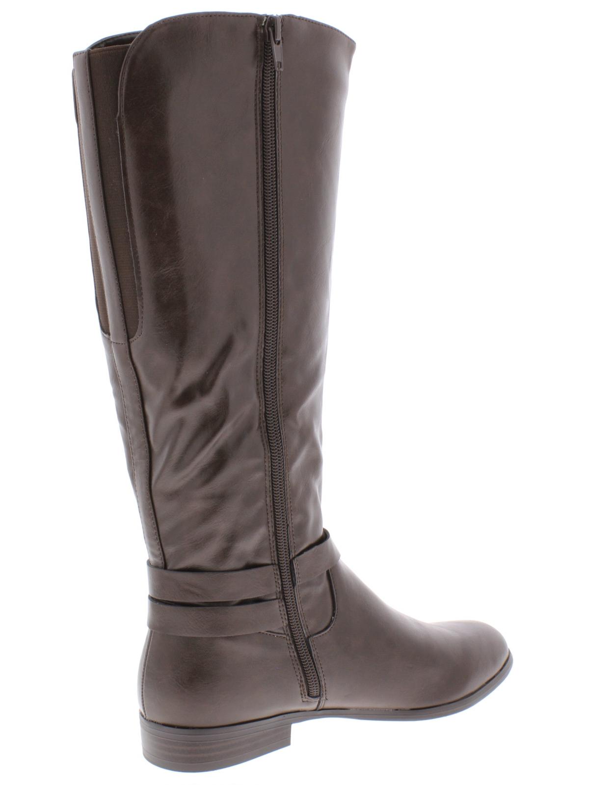 American Rag Women's Demitra Faux Leather Dress Ankle Boots Tan Brown Size 9.5M