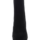 Guess Women's Animal Print 1 Platform Almond Toe Stiletto Zip up Dress Booties Black Size 8.5 M