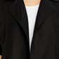 Eileen Fisher Womens Plus Linen Blend Slub Blazer Black Size 2X