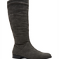 Style & Co Women's Ruched at Shaft Round Toe Zip up Boots Gray Size 6 M