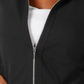 Karen Scott Women's Plus Casual Knit Zip Front Jacket Black Size 1X