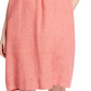 Eileen Fisher Plus Organic Linen Mandarin Collar Dress Pink Size 2X