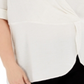 Alfani Women's Short Sleeve Top White Size 0X