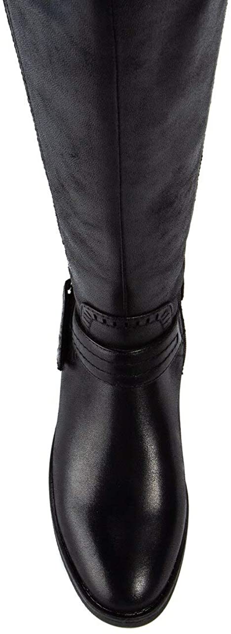 Bare Traps Women's Shoes Abram Fabric Closed Toe Knee High Fashion Boots Black Size 10M