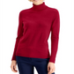 JM Collection Women's Turtleneck Sweater Gray Size Medium