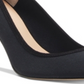 INC International Concepts Women's Khari Striped Knit Pumps Black Size 10 M