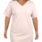 Eileen Fisher Women's Plus V Neck Tunic Pink Size 2X