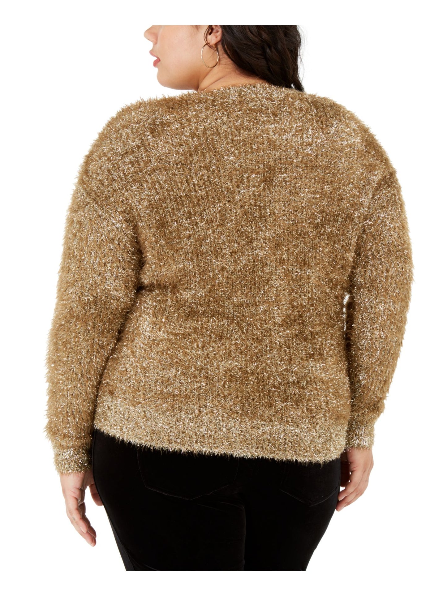 Rachel Roy Women's Plus Dehlia Sweater Yellow Size 2X