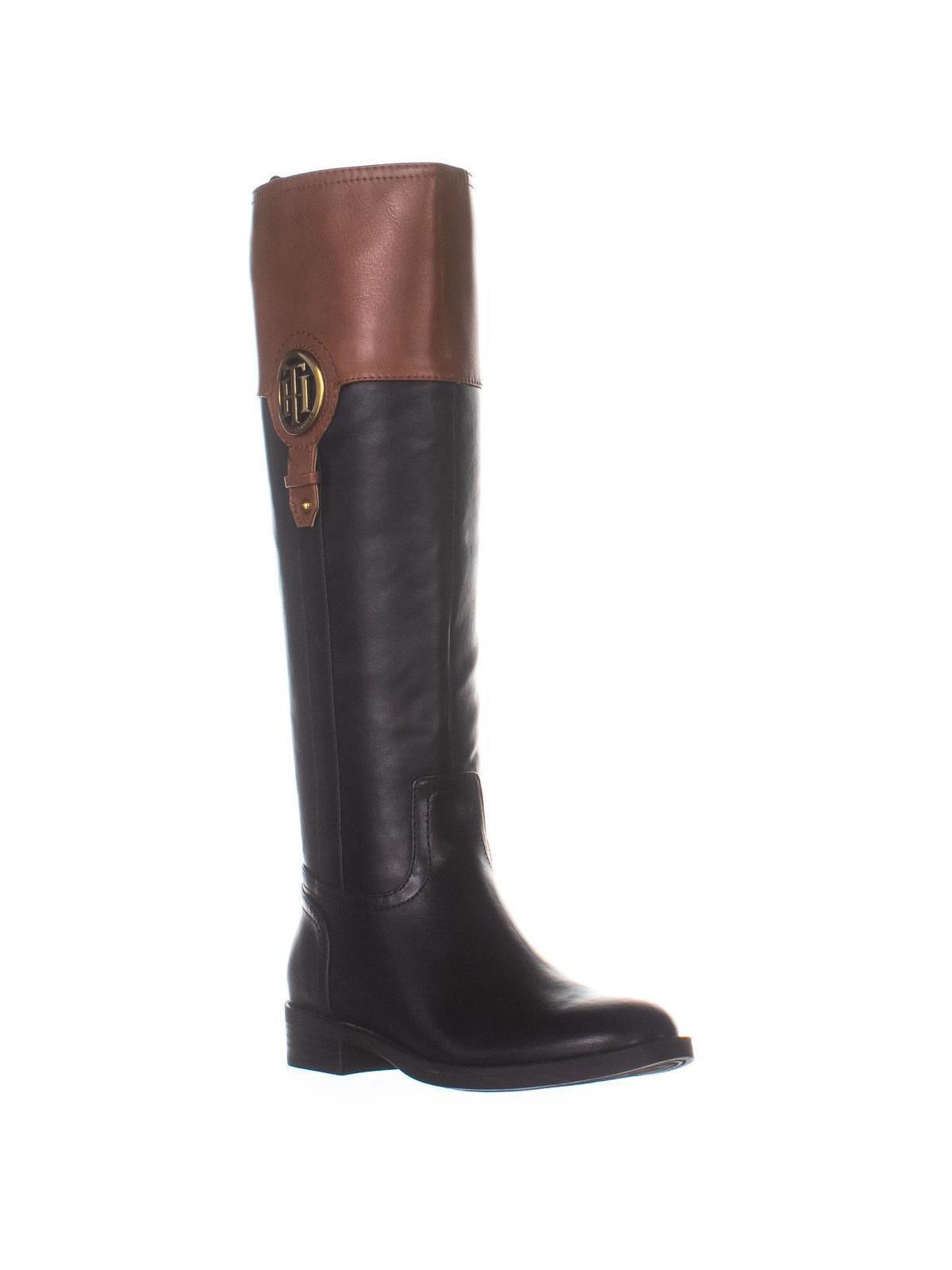 Tommy Hilfiger Women's Ilia4 Knee High Riding Boots Black Size 7 M