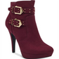 Guess Women's Dalli2 Round Toe Ankle Fashion Boots Purple Size 5 M