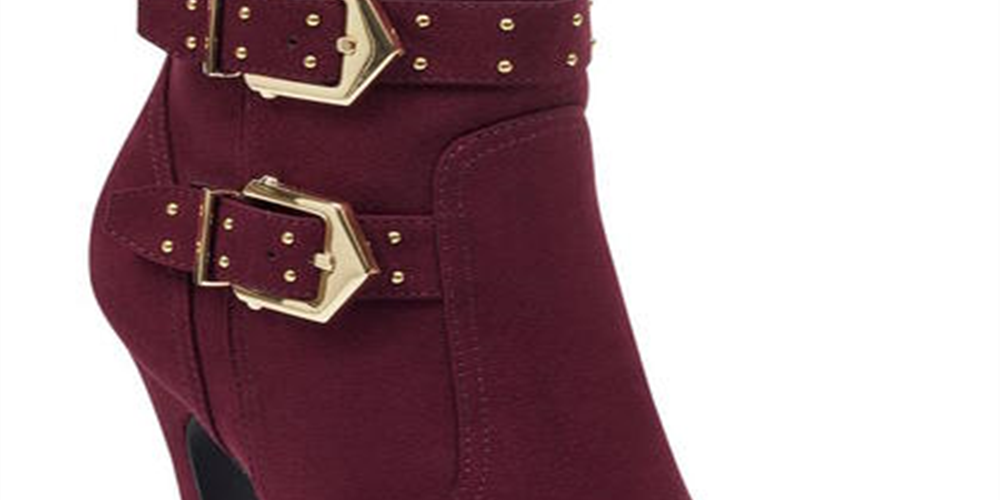 Guess Women's Dalli2 Round Toe Ankle Fashion Boots Purple Size 5 M